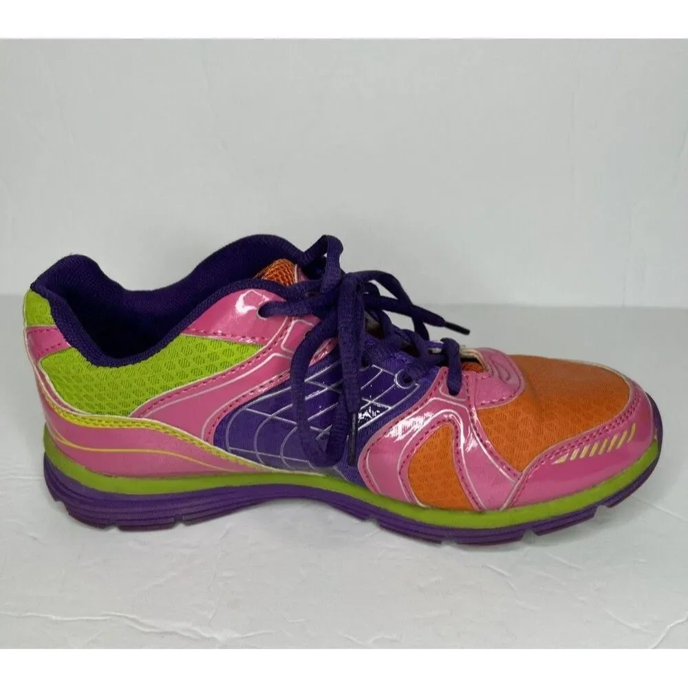 Athletech Willow 2 Lace Up Sneakers Women’s 7M Pink Purple Orange Athletic